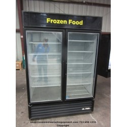 USED TRUE 2 DOOR FREEZER MERCHANDISER GDM-49F-LD 